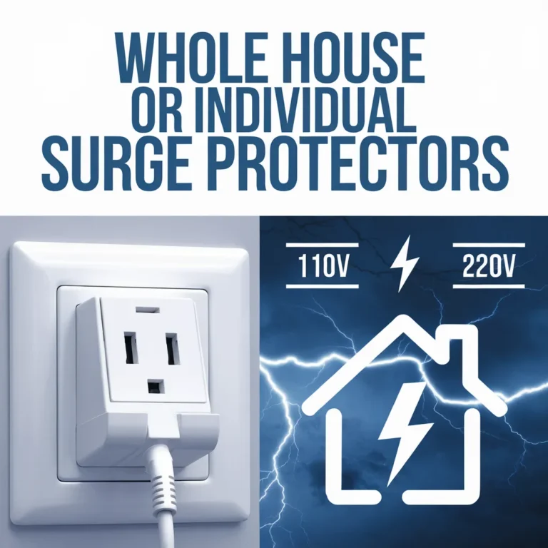 Whole house surge protector vs individual surge protectors