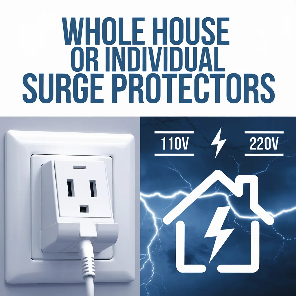 Whole house surge protector vs individual surge protectors