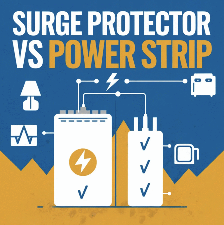 Surge protector vs power strip