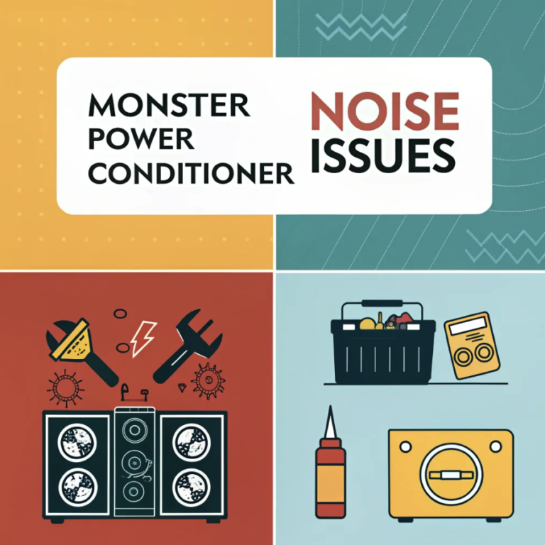 What to do when monster power conditioner is making noise