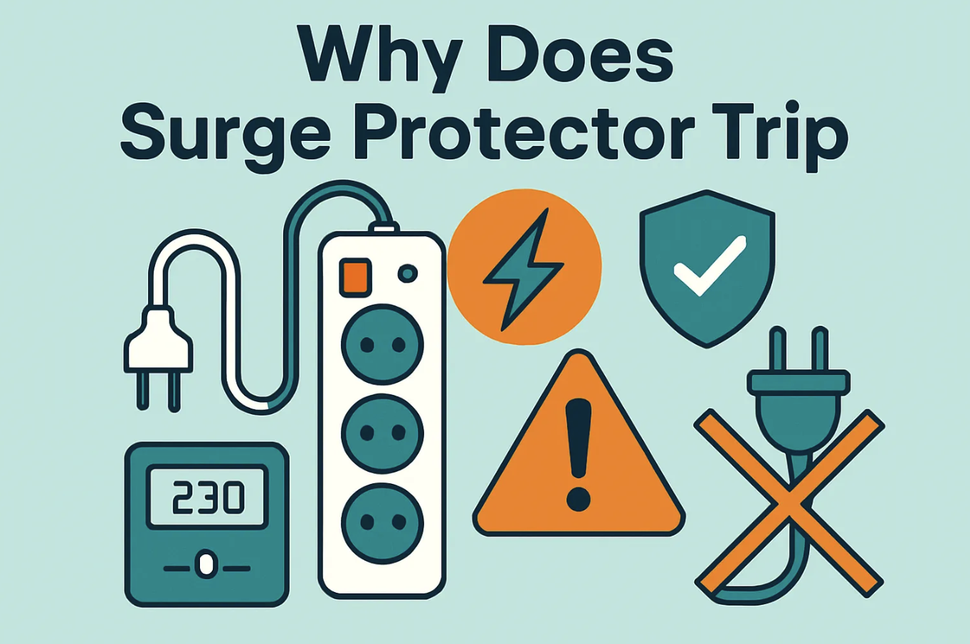 Why does surge protector trip