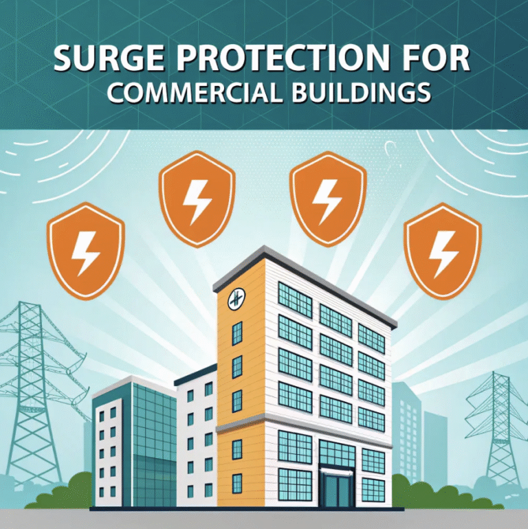Surge protection for commercial buildings
