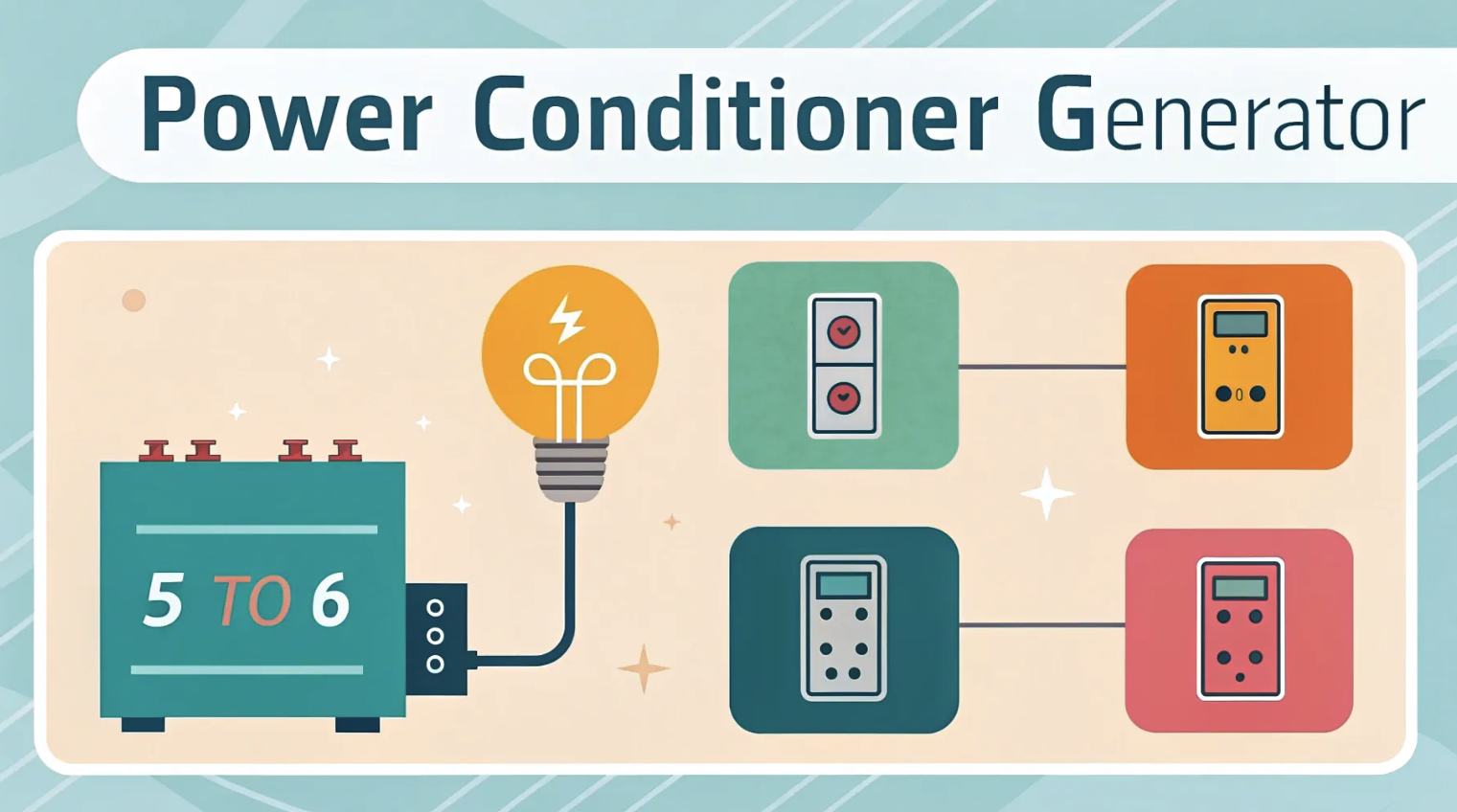 What are power conditioner generators