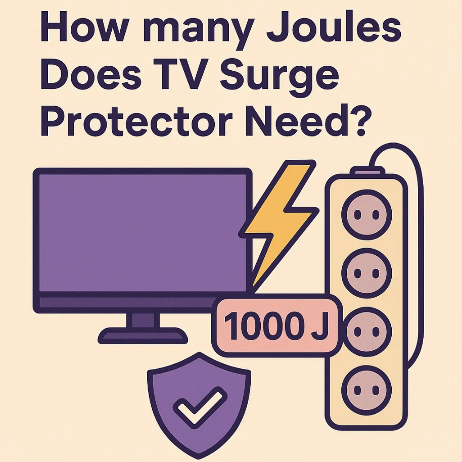 How many joules surge protector for tv