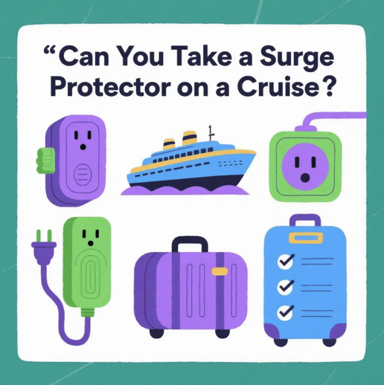 Can you take a surge protector on a cruise