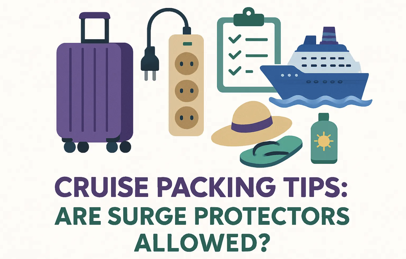 Cruise packing tips are surge protectors allowed
