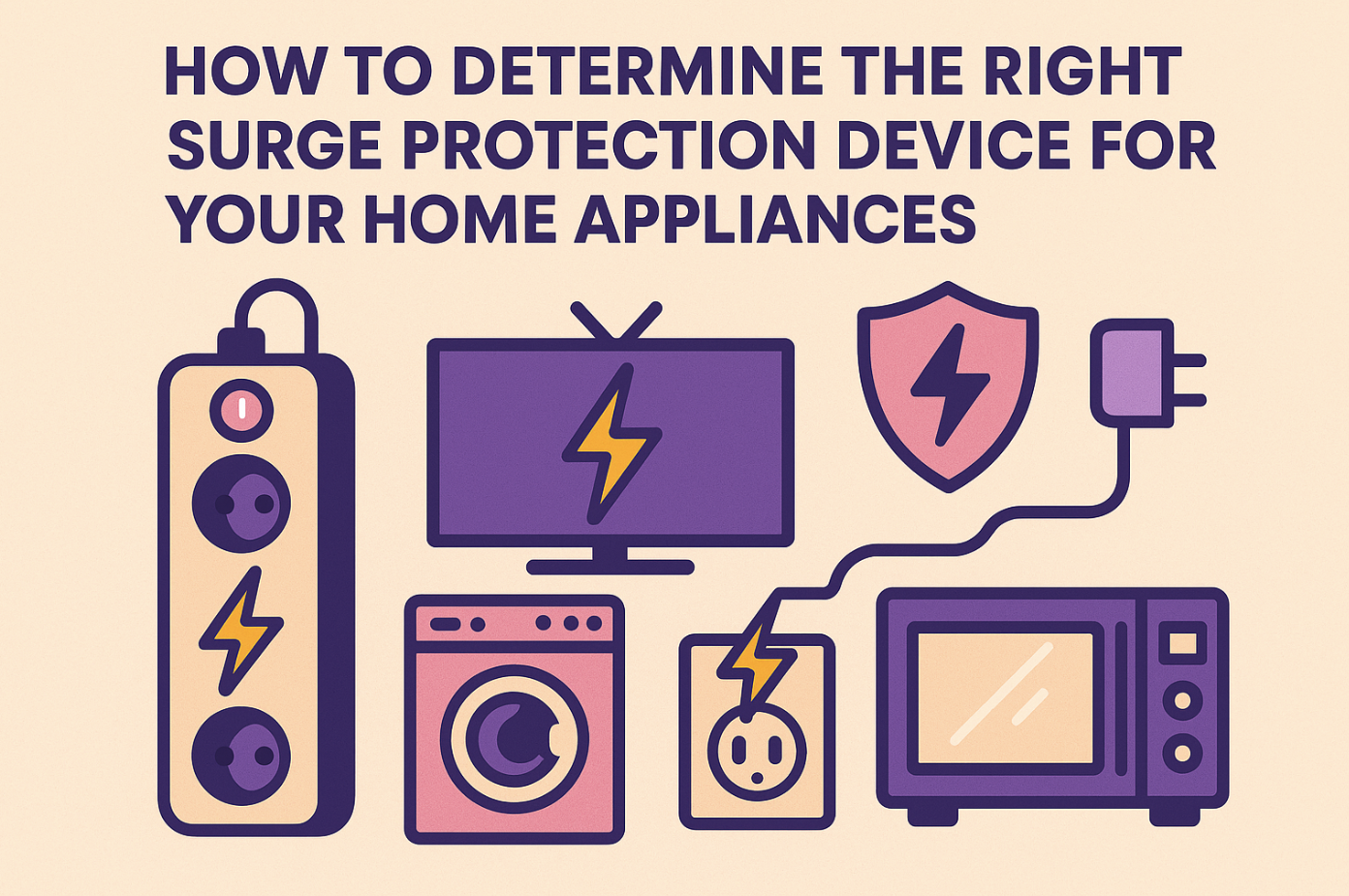 How to determine the right surge protection device for your home appliances