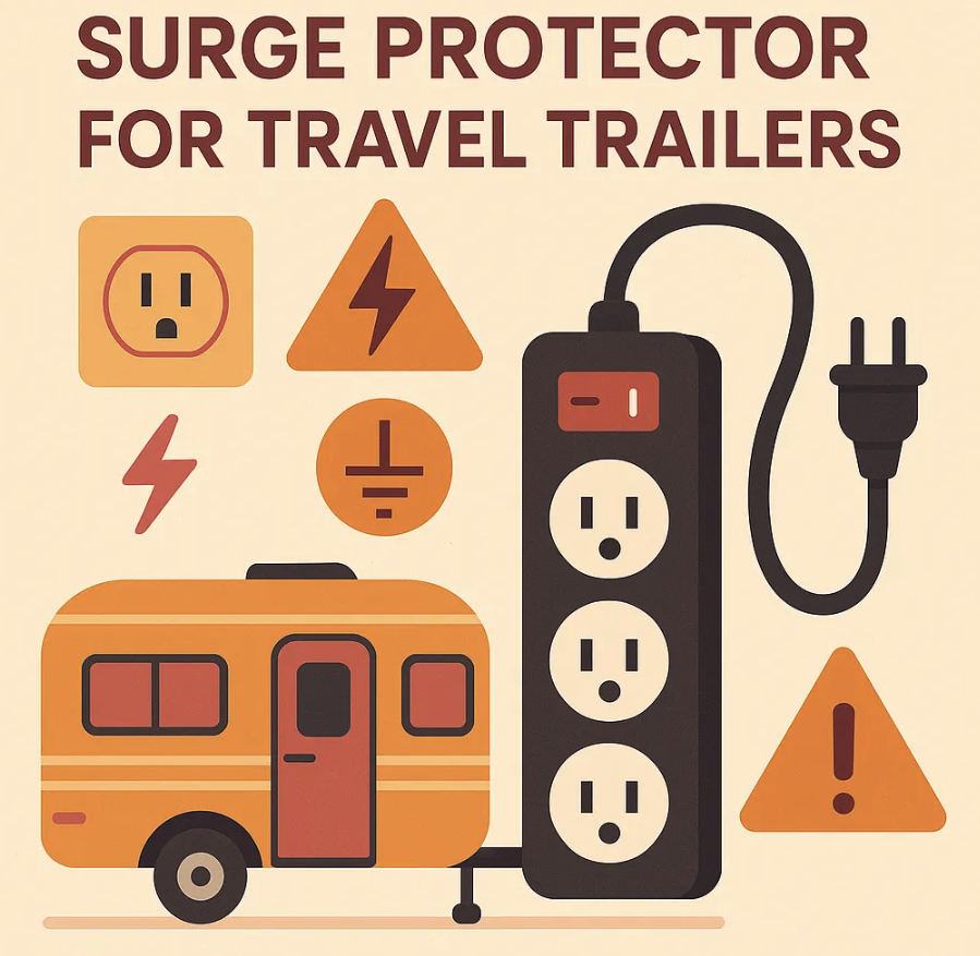 Surge protector for travel trailers