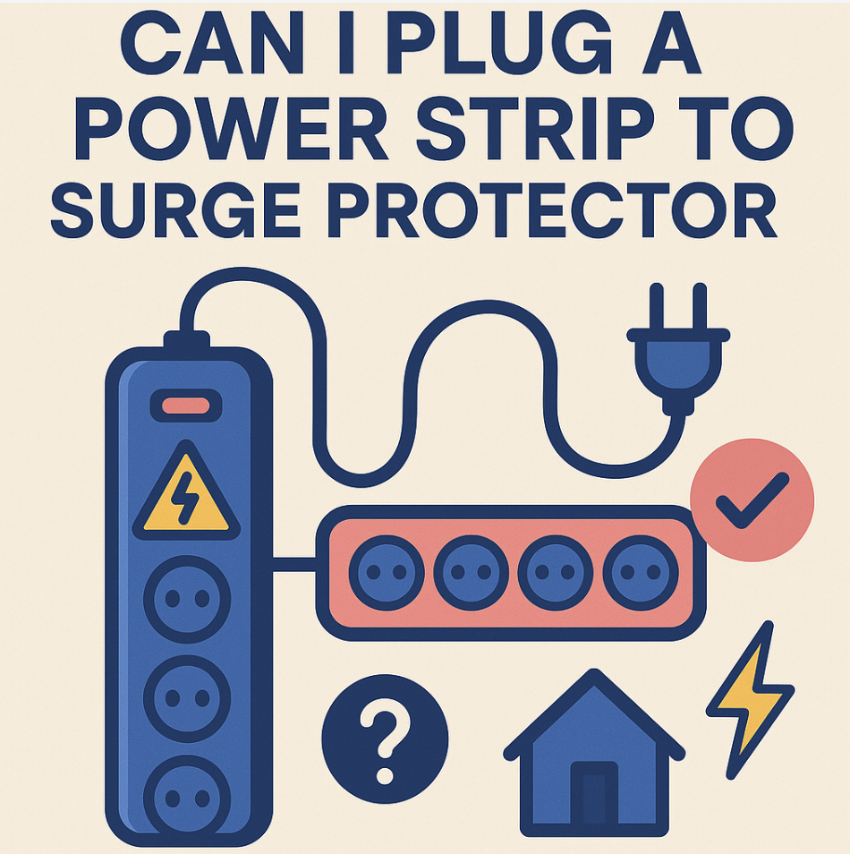 Can i plug a power strip to surge protector