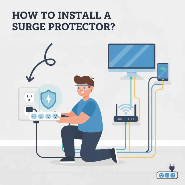 How to install a surge protector