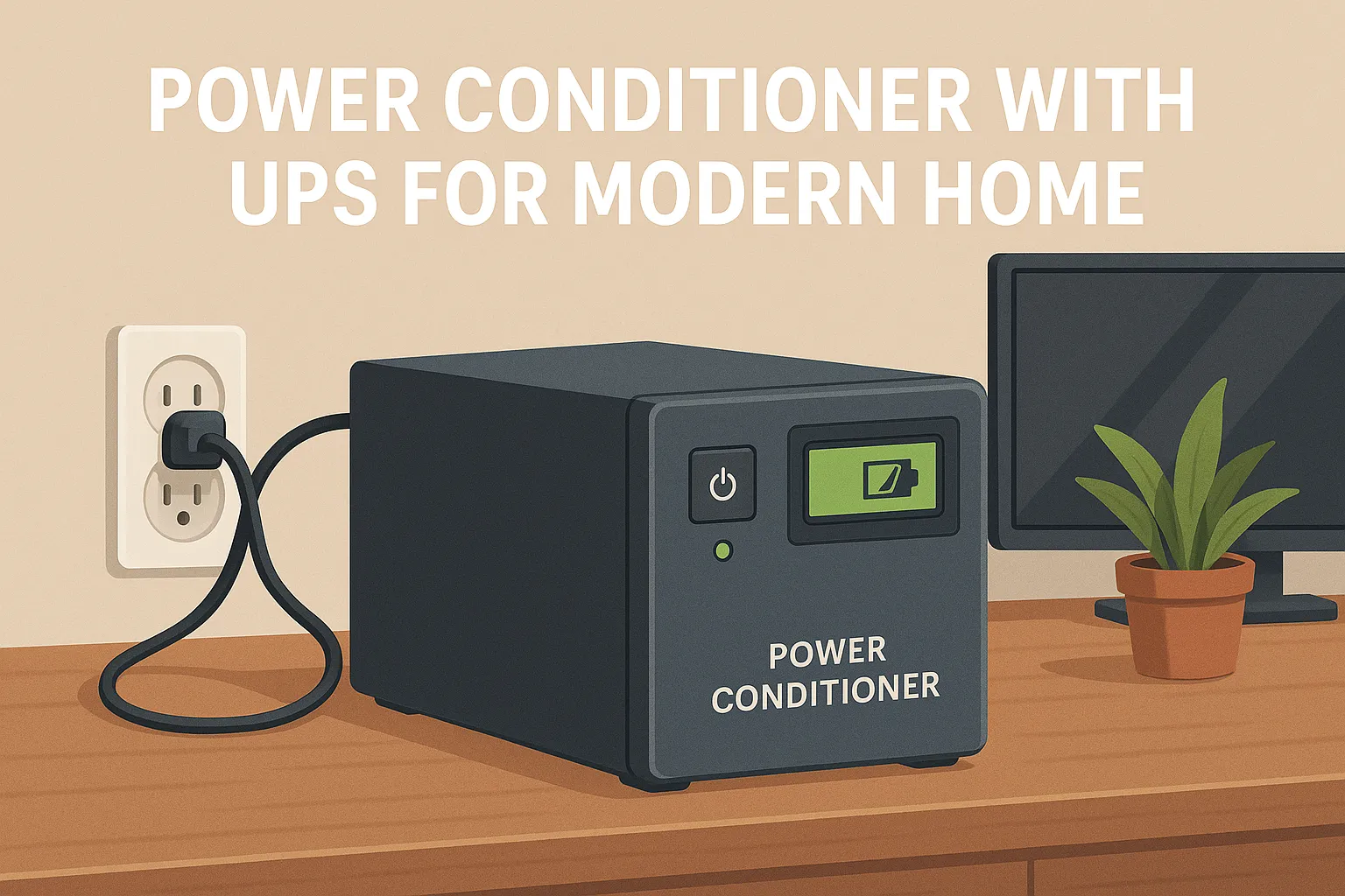 Power Conditioner with UPS for Modern Home