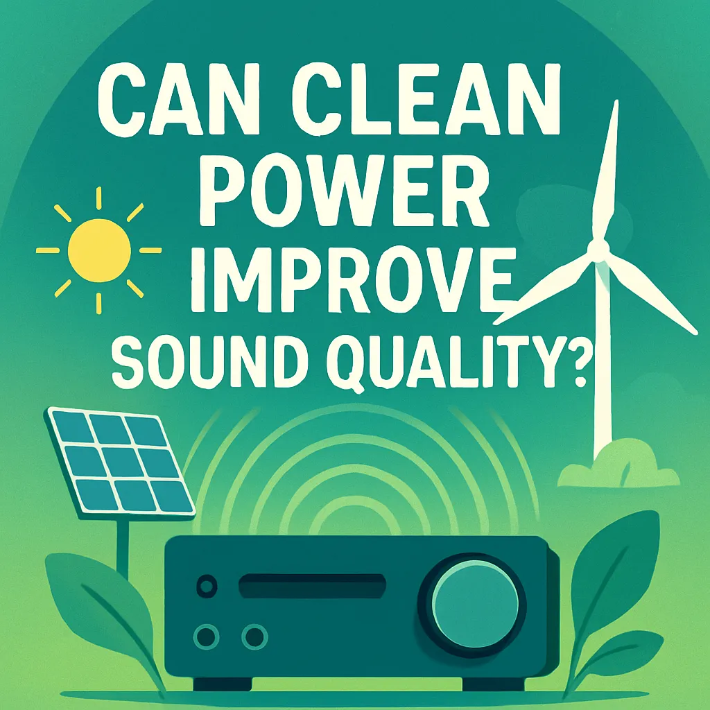 Can Clean Power Improved Sound Quality