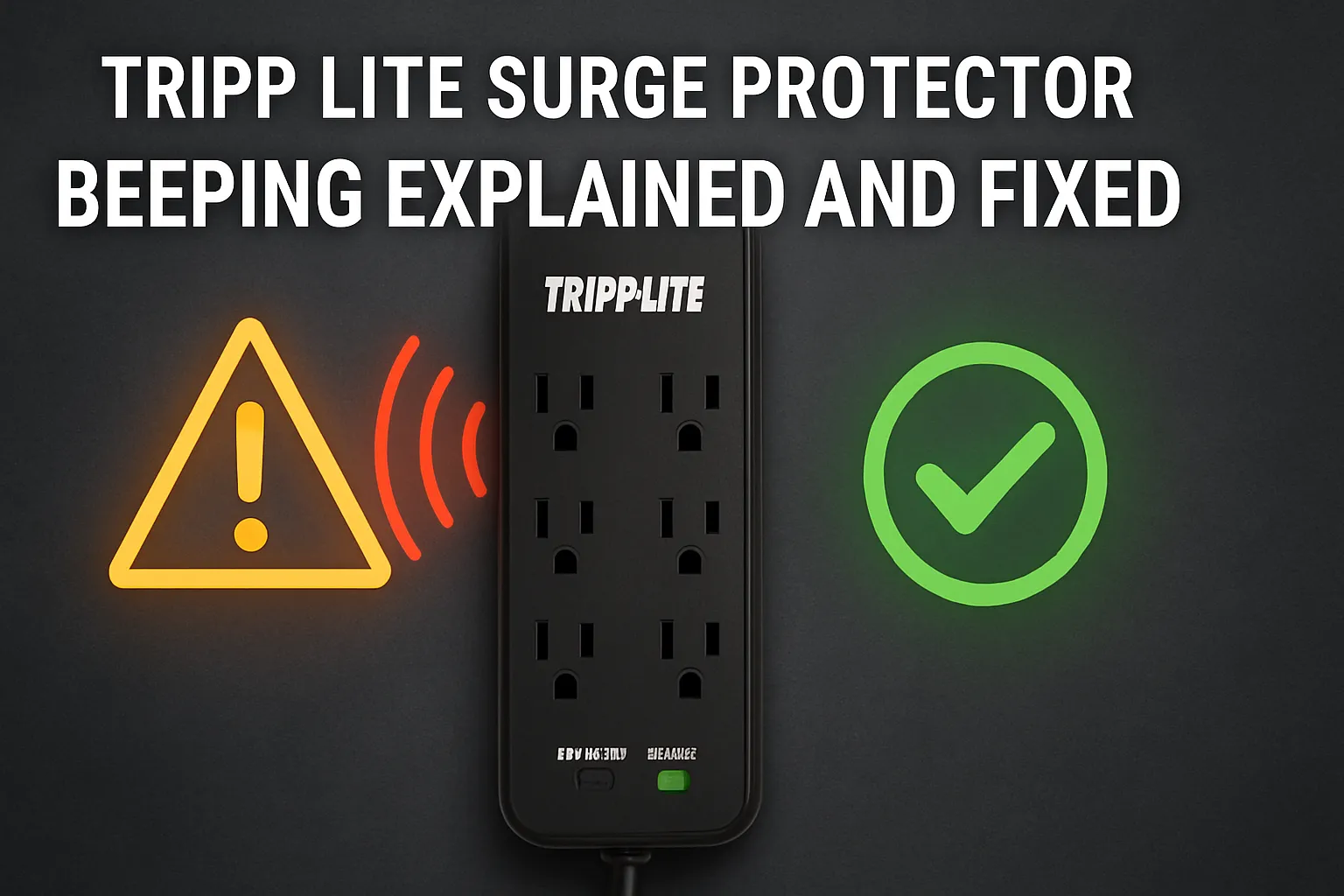 Tripp Lite Surge Protector Beeping Explained and Fixed