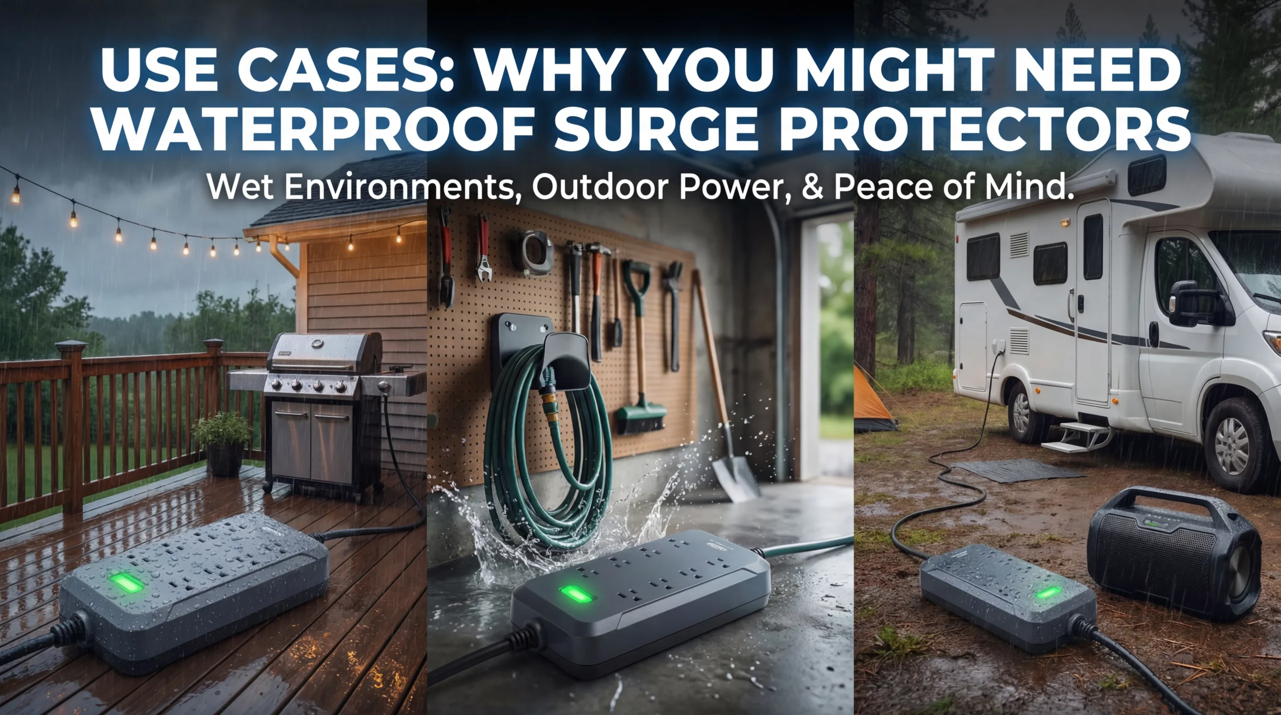 Use Cases Why You Might Need Waterproof Surge Protectors