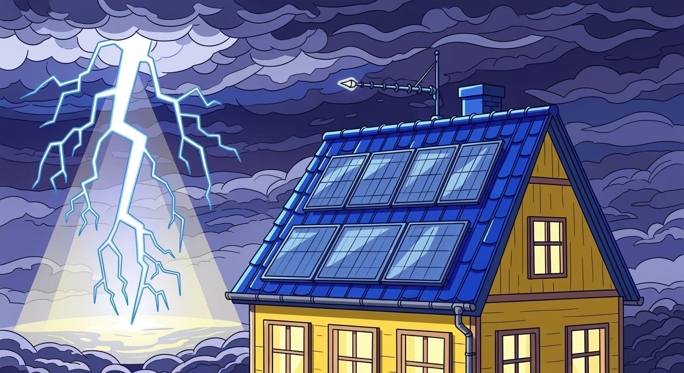 A Homeowner’s Guide to Lightning Protection for Solar Panels
