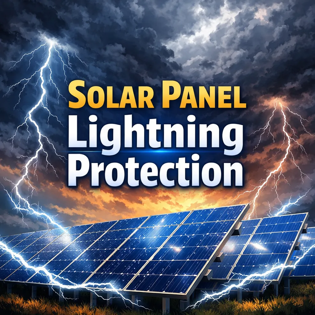 Solar Panel Lightning Protection