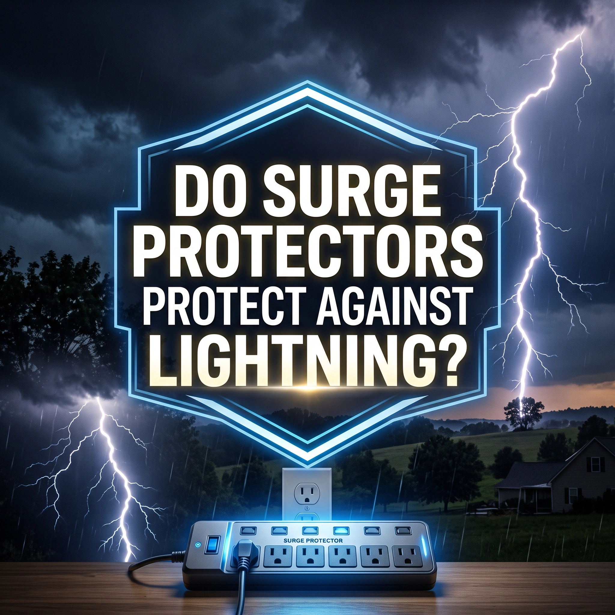 Do surge protectors protect against lightning