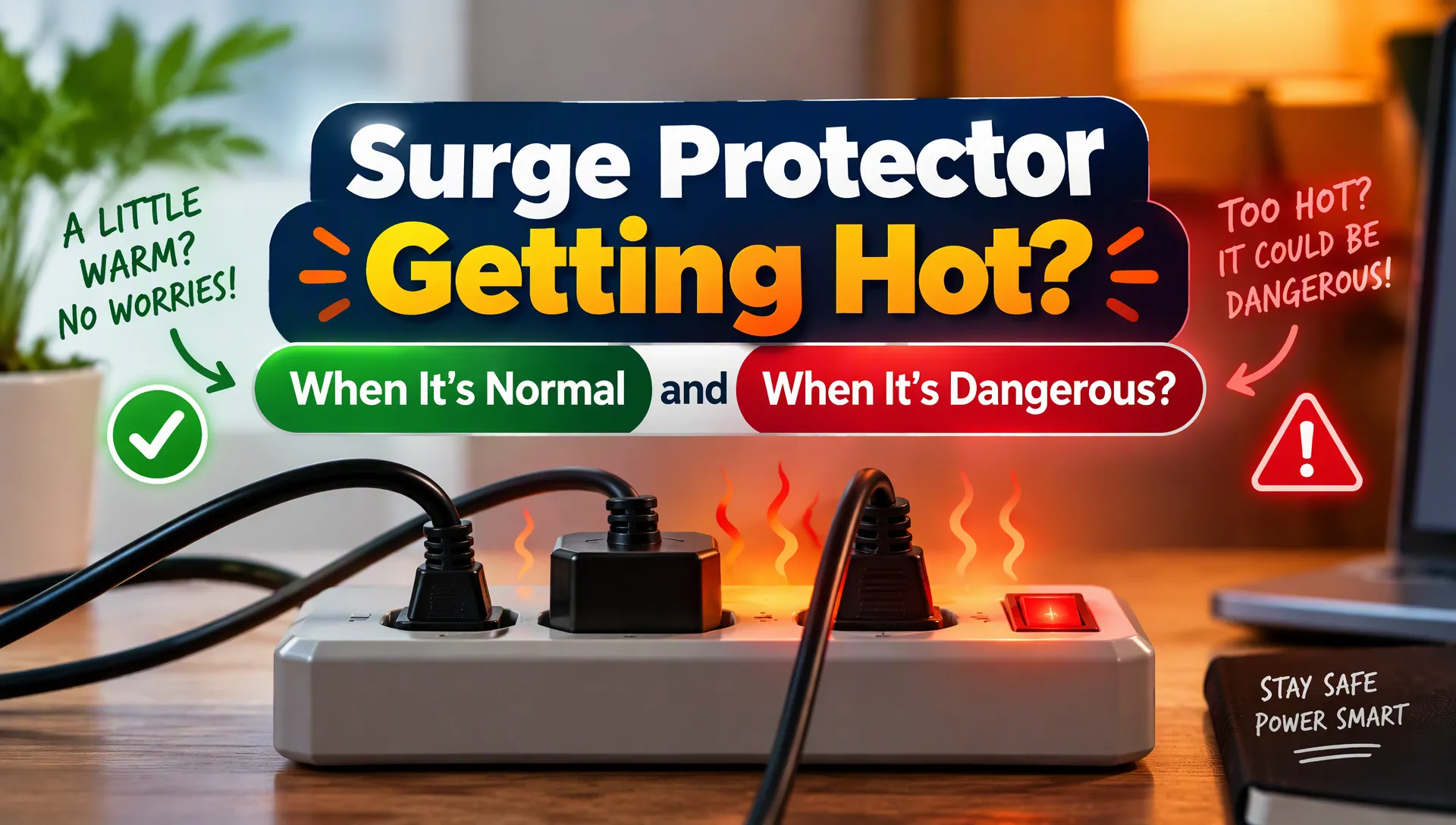 Surge Protector Getting Hot? When It’s Normal and When It’s Dangerous
