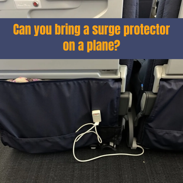 can you bring a surge protector on a plane